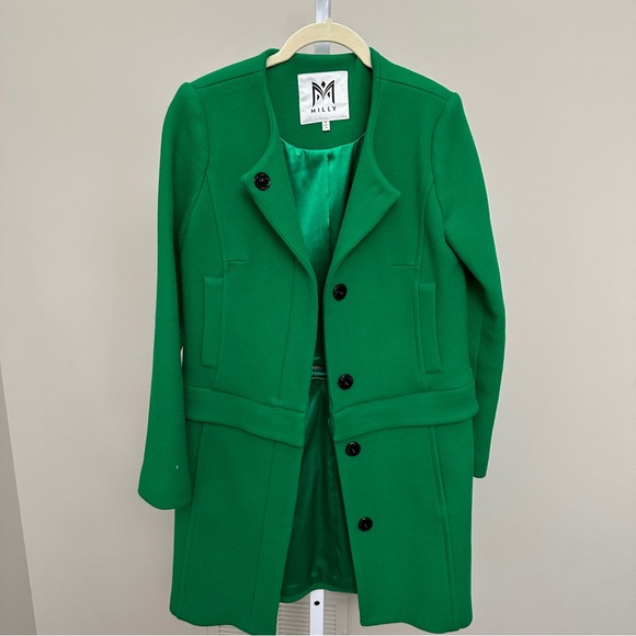 Milly Doubleface Wool Yevette Coat size Petite - Picture 5 of 5